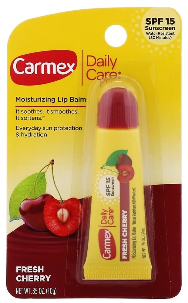 Bálsamo Labial Carmex Daily Care Spf15 Fresh Cherry - 10G