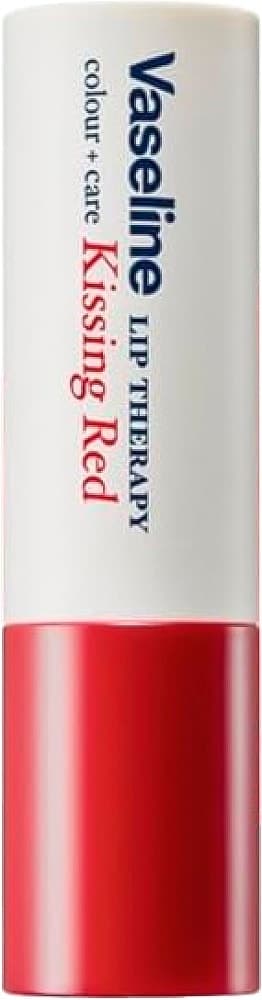 Bálsamo Labial Vaseline Lip Therapy Colour+Care Kissing Red - Tam. 4.2G