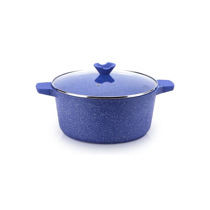 Panela de Alumínio Balzano com Tampa de Vidro 28CM