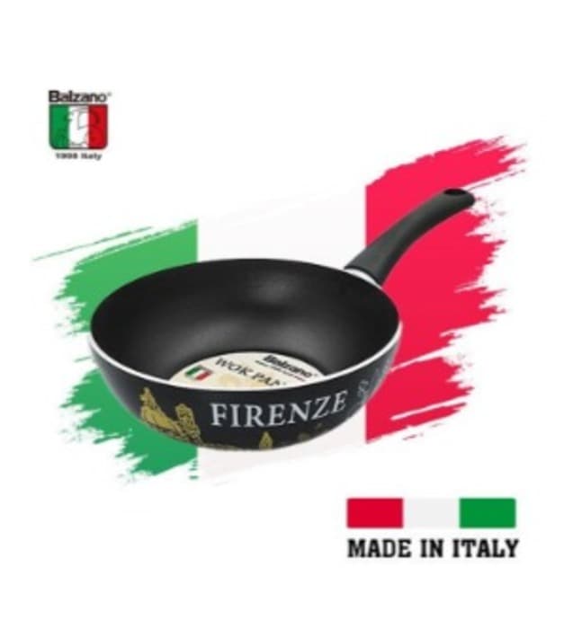 Panela Wok Balzano Italian Mande Preta 20CM