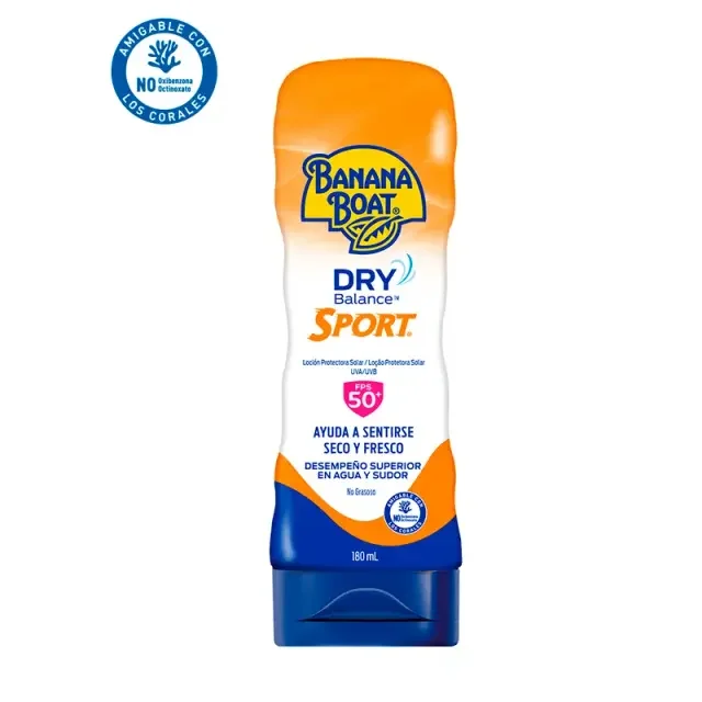 Protetor Solar Corporal Banana Boat Dry Balance Sport FPS50 180ml