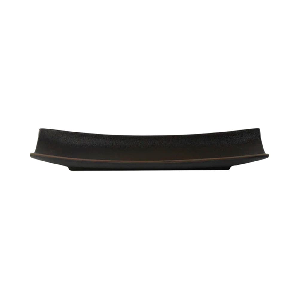 Bandeja de Cerâmica Life Home Bcr-70862 33 Cm Negra