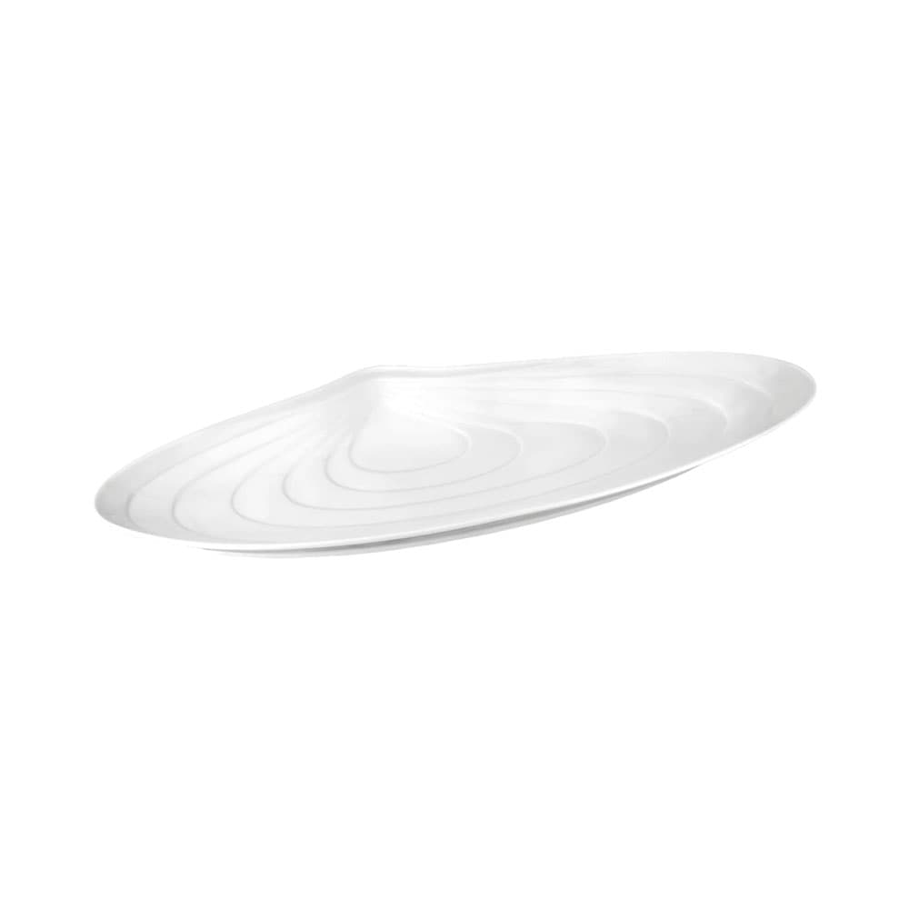 Bandeja de Porcelana Wilmax 63 X 24 Cm Branco