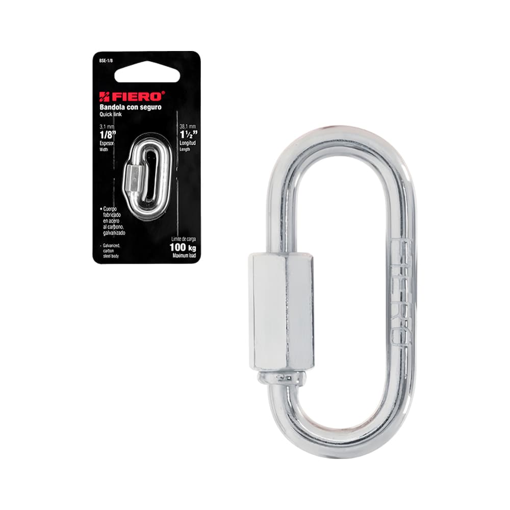 Bandola de Aço com Trava Truper 1/8" 38MM 100KG