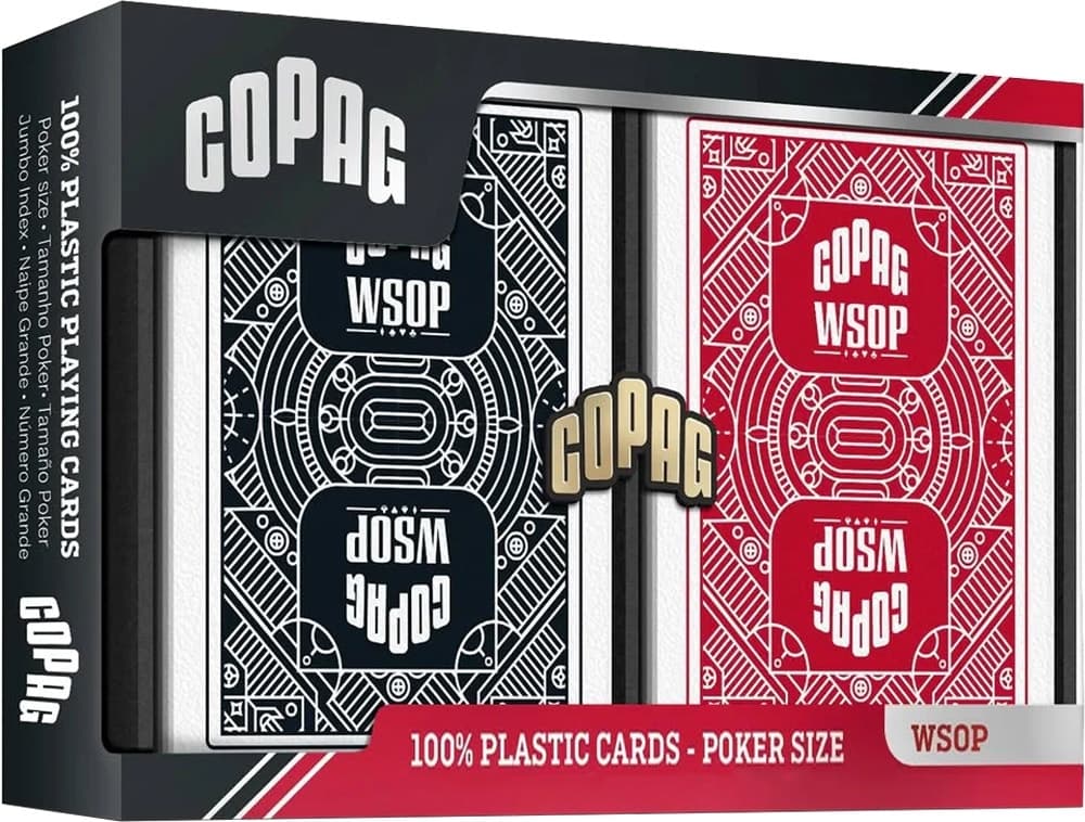 Baralho Copag Wsop Poker Size com 2 Baralhos