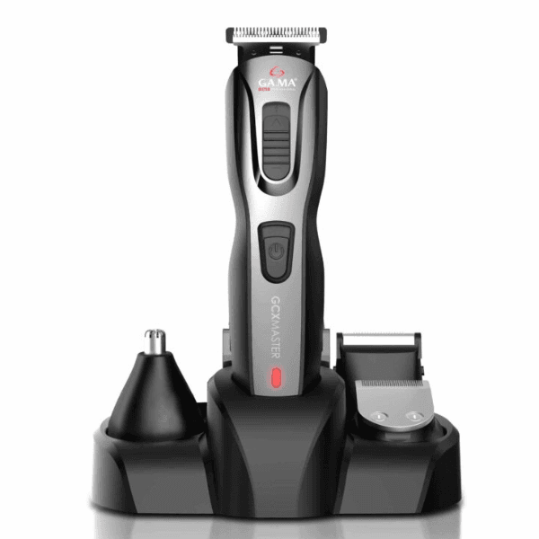 Barbeador Gama GCX Master Multi Styler / Recarregavel / Com Acessórios - Preto/Cinza