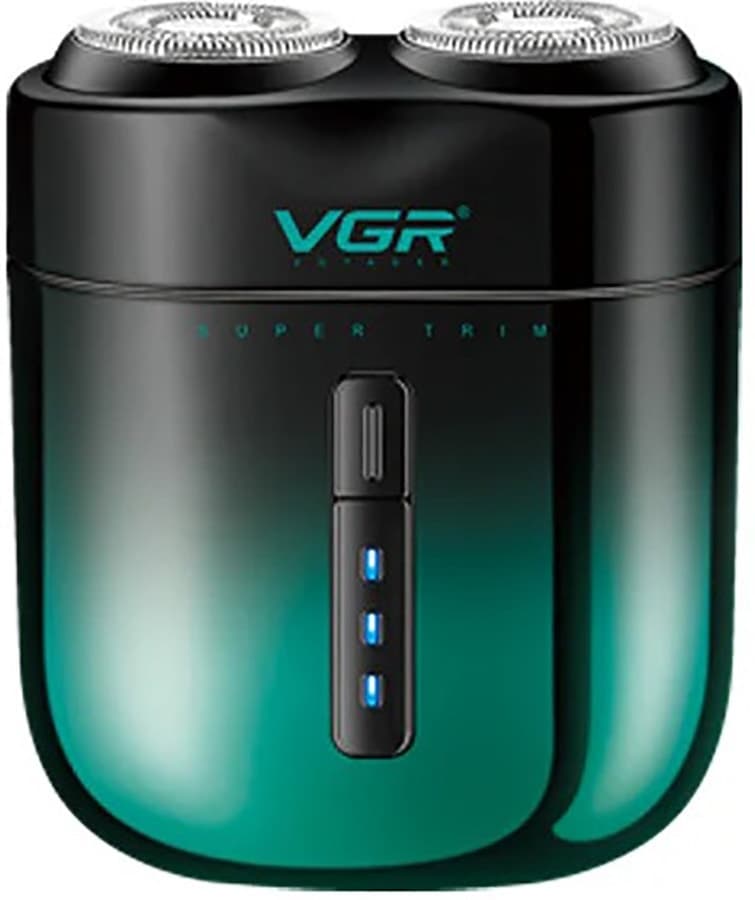 Barbeador Vgr Voyager V-348 Recarregável Verde