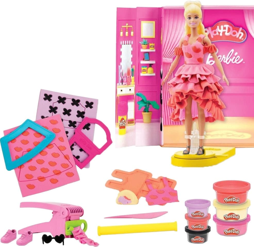 Brinquedo Barbie Designer Fashion Show Play-Doh Hasbro