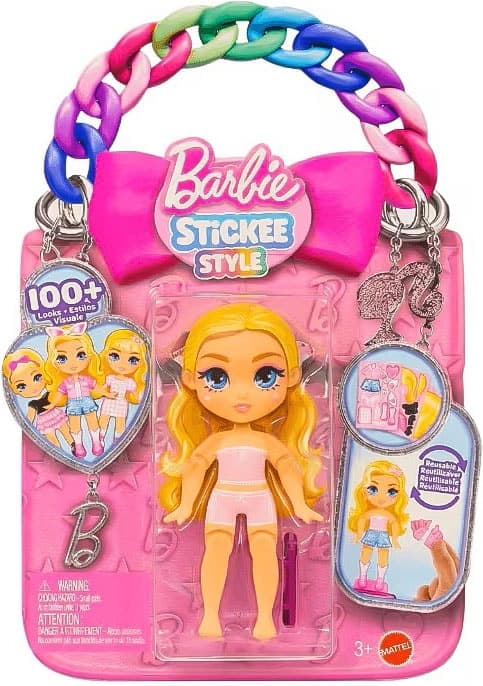 Boneca Barbie Stickee Style Mattel Jmf21 Jmf20