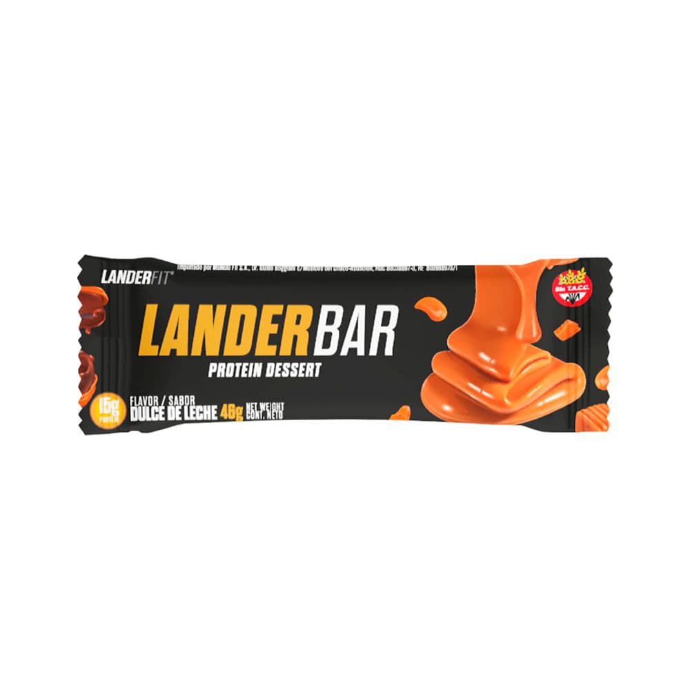Barra de Proteína Landerfit Landerbar Protein Dessert Doce de Leite 46G