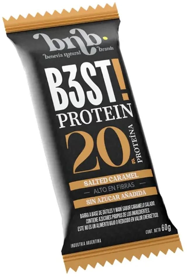 Barra de Proteína Natural Bars B3st | Salty Caramel - 60G