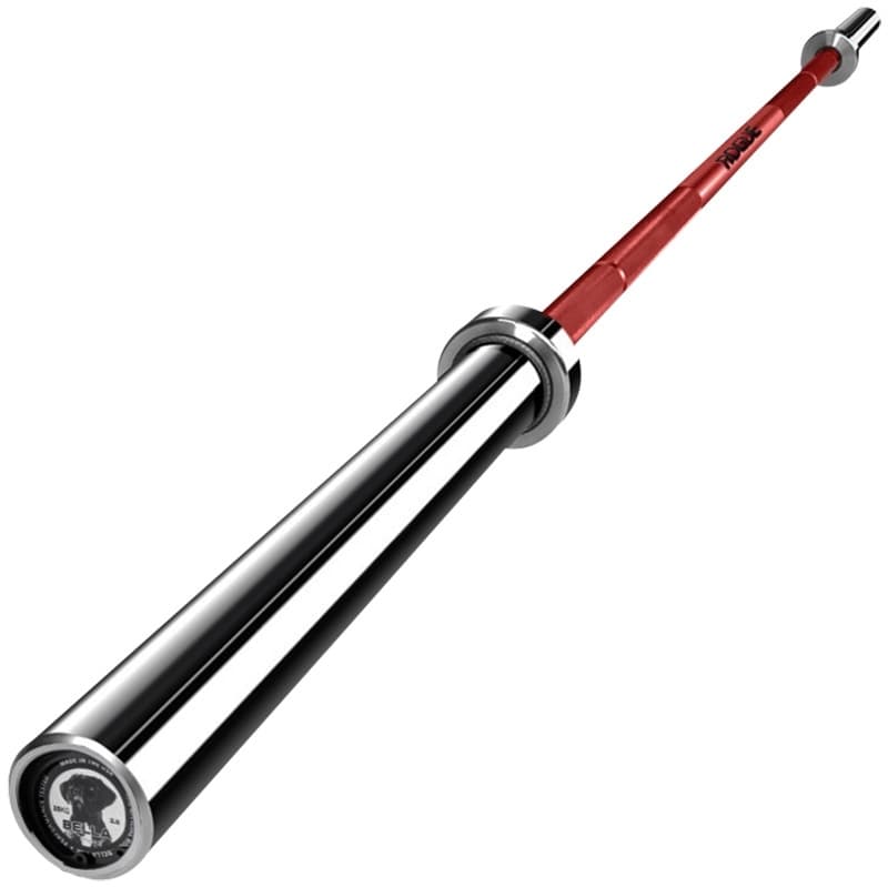 Barra Rogue Fitness The Bella Bar 2.0 - Vermelho/Prateado