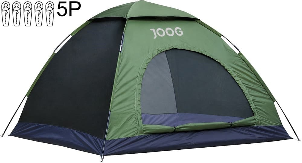 Barraca de Camping Joog Ct-J5P-Gn para 5 Pessoas