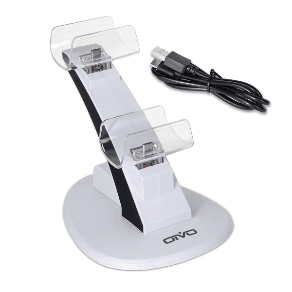 Base Carregadora Oivo Dock Iv-P5234 para Controle Ps5 Branco