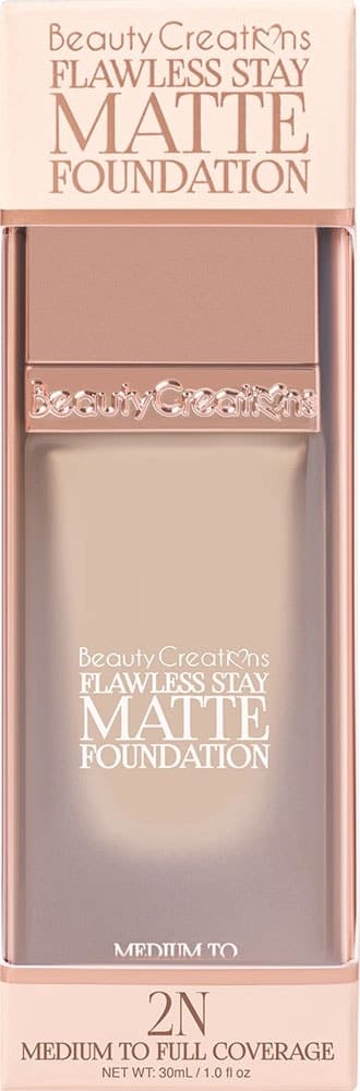 Base Beauty Creations Flawless Stay Matte Foundation 2N - 30mL
