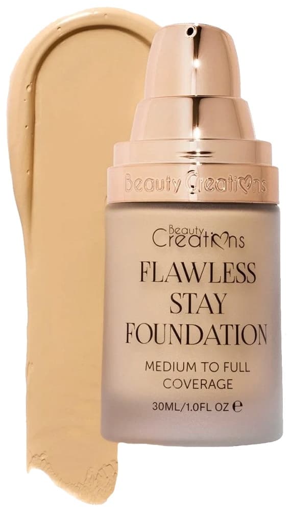 Base Beauty Creations Flawless Stay Média A Alta Cobertura | Fs7.0 - 30mL