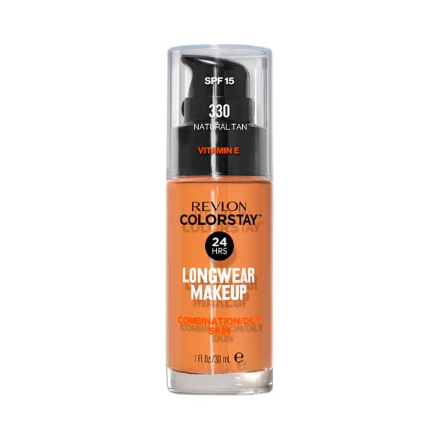 Base Líquida Revlon Colorstay Combination Oily Skin FPS15 330 Natural Tan 30ml