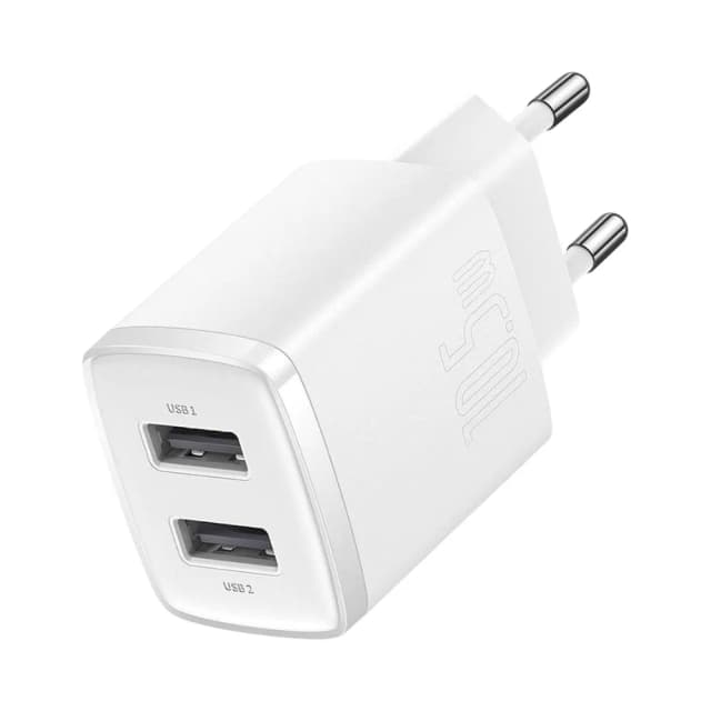 Carregador Baseus Ccxj-010202 2USB 10.5W Branco