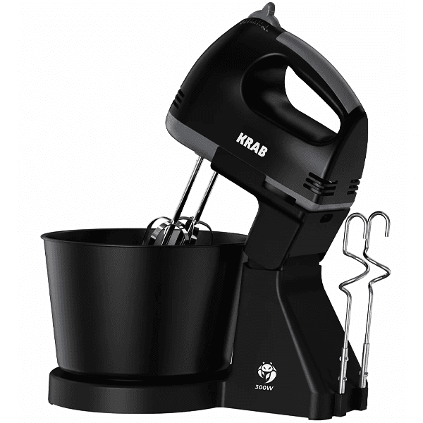 Batedeira Elétrica Krab Kbbb30 300W 7 Velocidades Preto