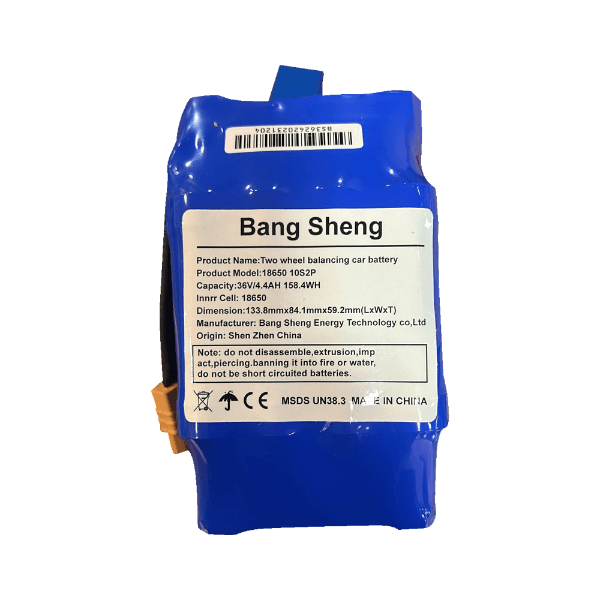 Bateria para Scooter Bansheng 18650 10S2P / 36V / 4.4Ah / 158.4 Wh - Azul