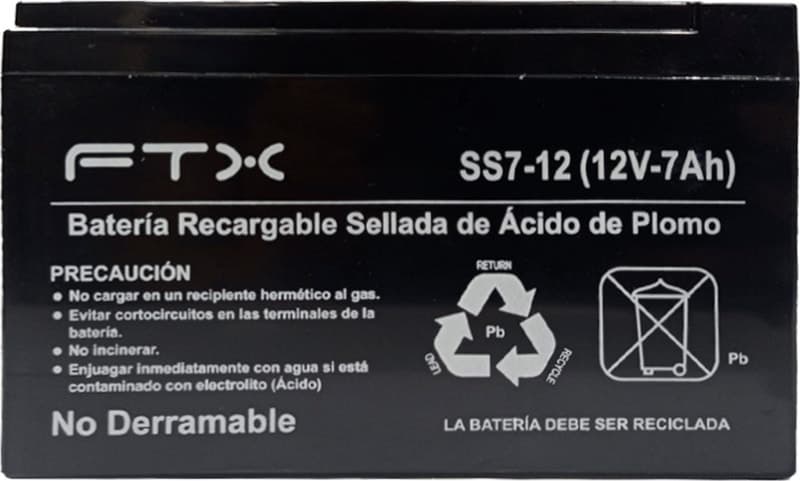 Bateria para UPS FTX SS7-12 Recarregável 12V / 7AH