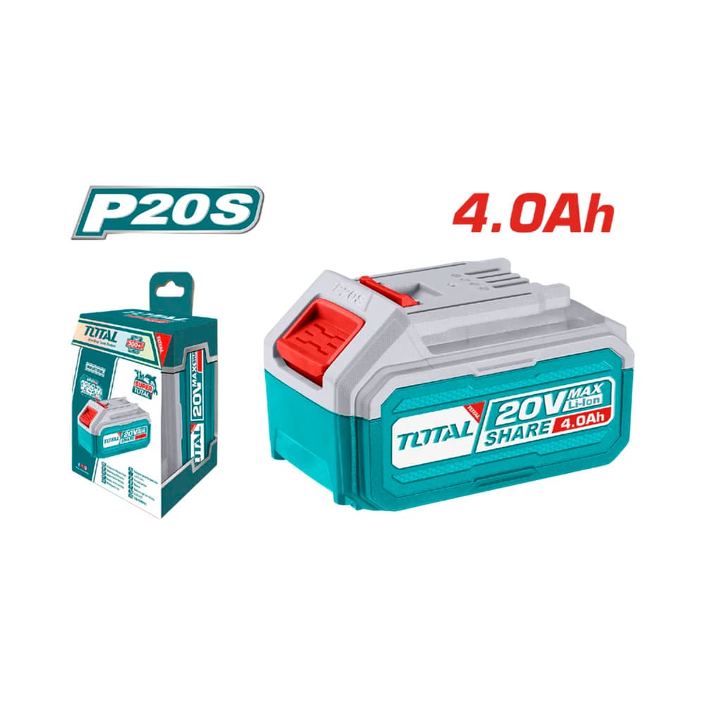 Bateria Recarregável para Ferramentas Total Tfbli20021 20V 4.0Ah BitVol
