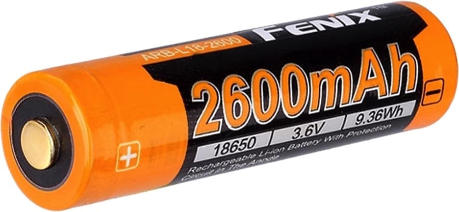 Bateria Recarregável Fenix Arb-L18-2600 18650 2600mAh 3.6V