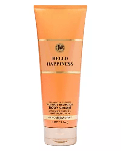 Creme Corporal Bath And Body Works Hello Happiness 48 Horas 226G
