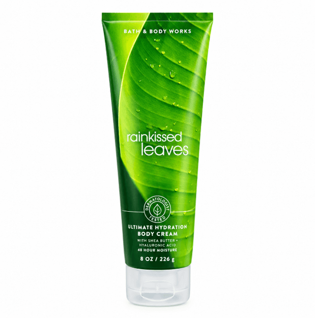 Bath And Body Works Crema Rainkissed Leaves 48HS 226G