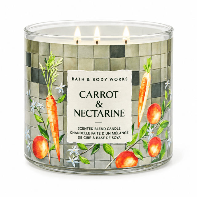 Vela Perfumada Bath And Body Works Carrot Nectarine 411G