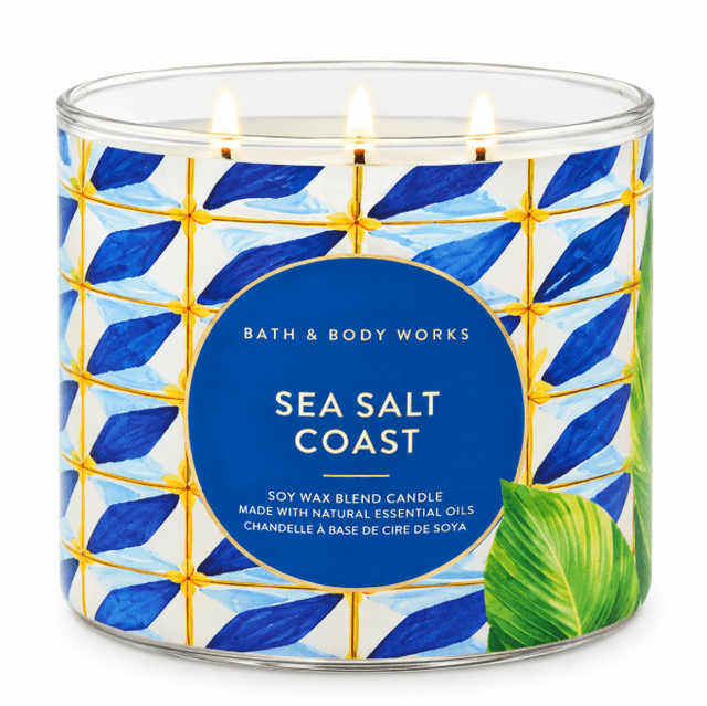Vela Perfumada Bath And Body Works Sea Salt Coas 411G