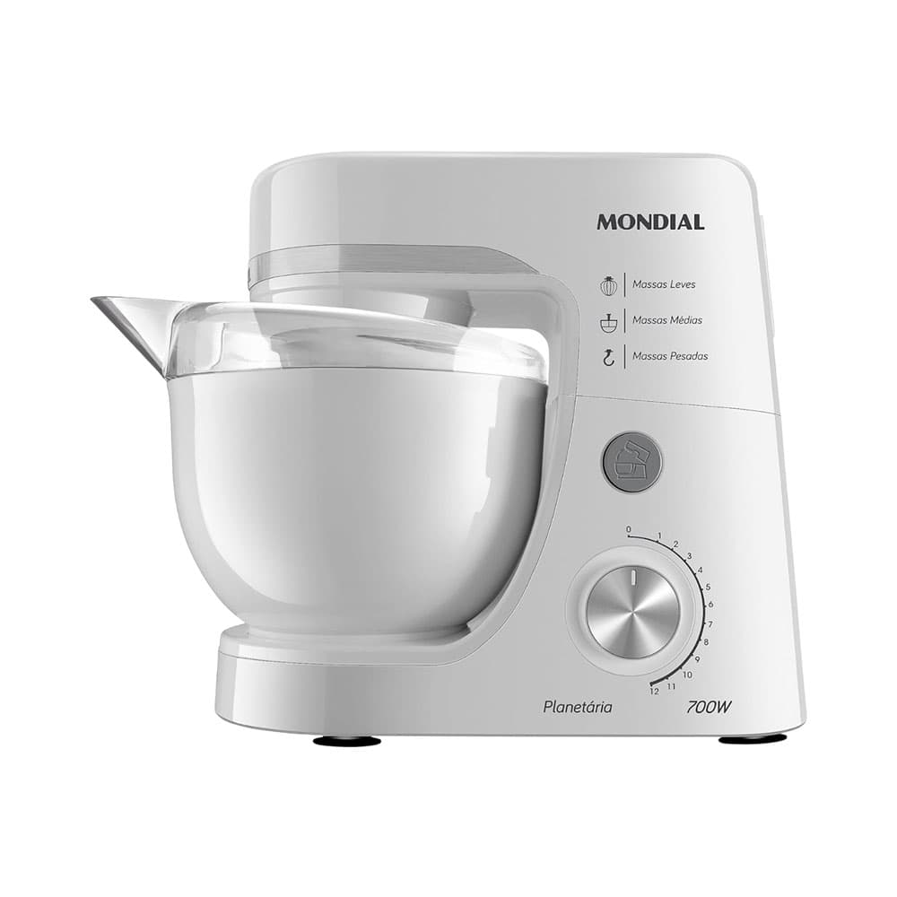 Batedeira Planetária Mondial Bp-03-W 4.5L 700W 220V Branca