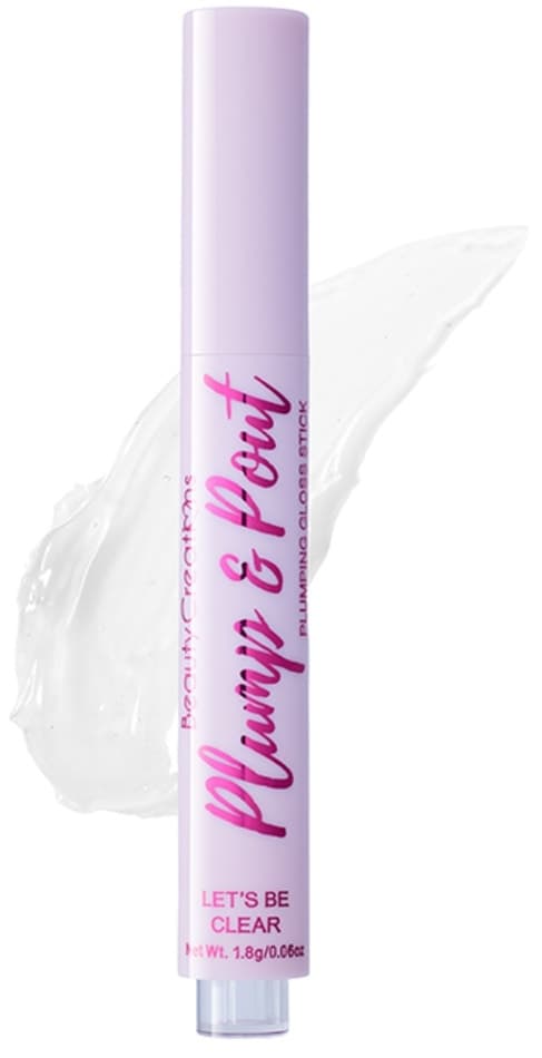 Batom Beauty Creations Plump&Pou Let's Be Clear 1.8G