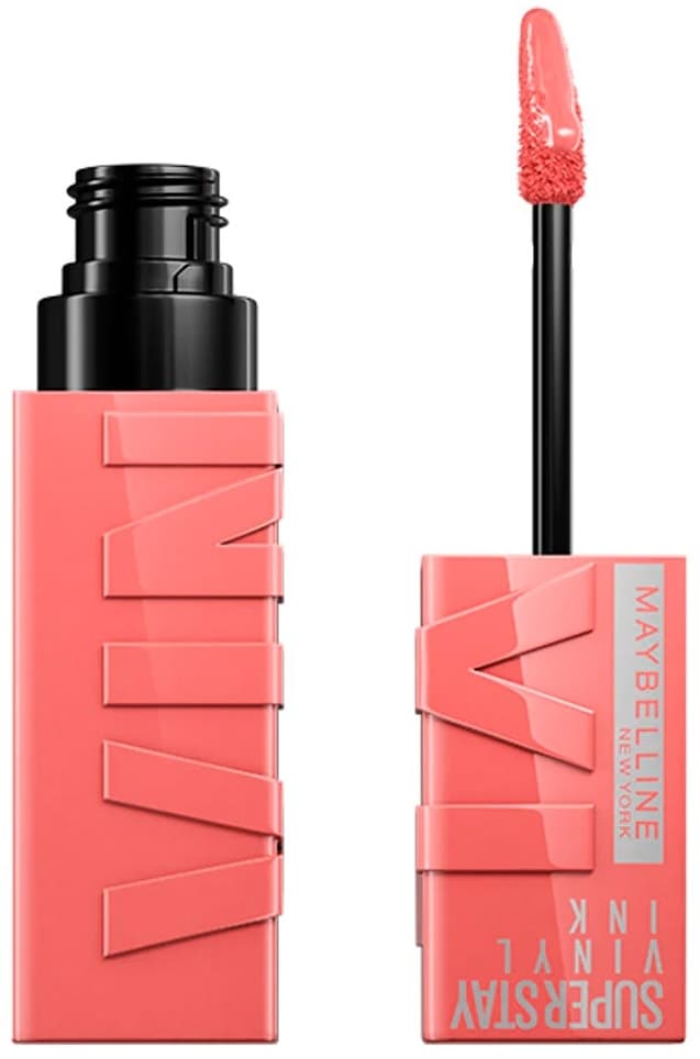 Batom Líquido Maybelline Super Stay Vinyl Ink 100 Charmed 4.2mL
