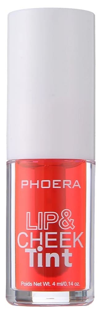 Batom Líquido Phoera Lip & Cheek Tint 601 Founder 4mL