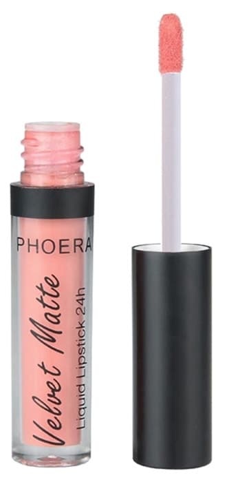 Batom Líquido Phoera Velvet Matte 212 Bleached - 2.5mL