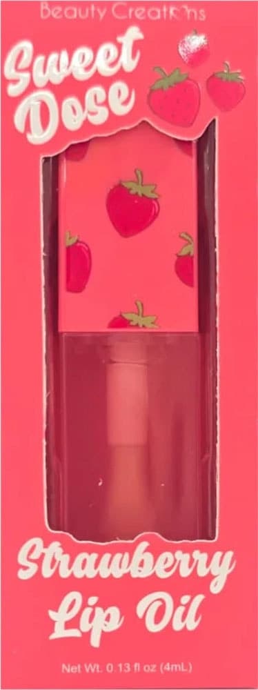 Óleo Labial Beauty Creations Sweet Dose Strawberry - 4mL