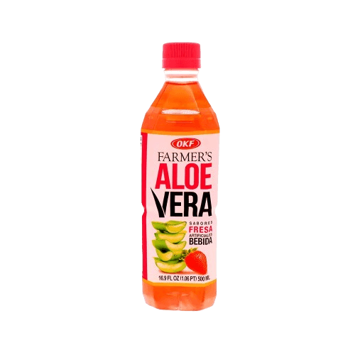 Bebida de Aloe Vera com Morango Okf Farmers 500ml