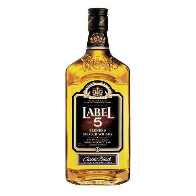Whisky Fran Scootch 1LTS Label 5 8 Anos 1L C/CX
