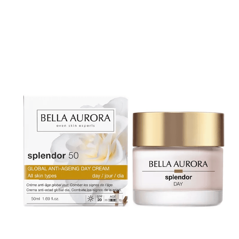 Creme Facial Aurora Splendor Antiedad Dia 50ml