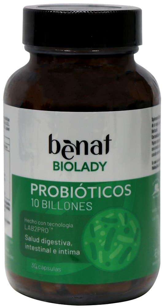 Probióticos Benat Biolady 10 Bilhões (30 Cápsulas)