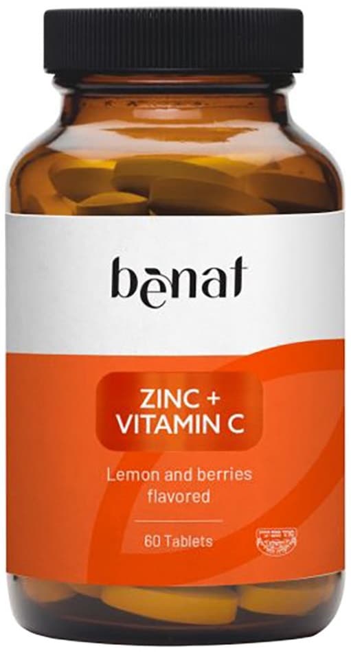 Suplemento Benat Zinc + Vitamina C (60 Comprimidos)