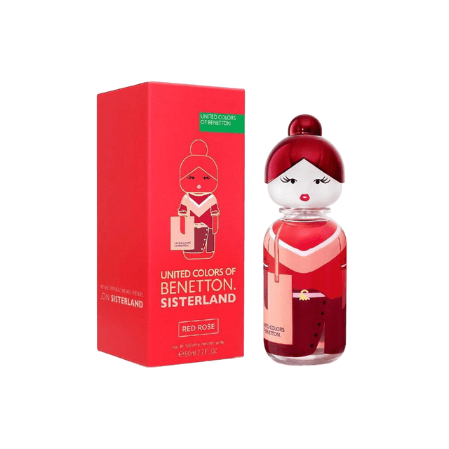 Perfume Benetton Sisterland Red Rose United Colors Eau de Toilette 80ml