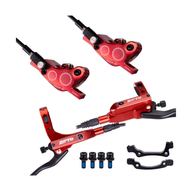 Bicicleta Freio A Disco Ztto M840 Red 4 Pistões Hidráulico