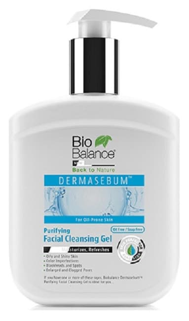 Gel de Limpeza Facial Bio Balance Dermasebum 250 Ml