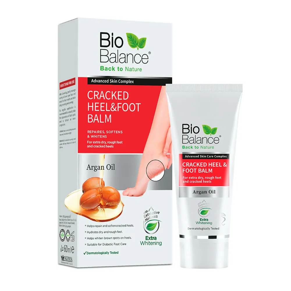 Biobalance Bálsamo para Pés e Calcanhares com Óleo de Argan 60ml