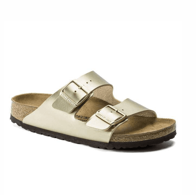 Sandália Unisex Birkenstock Arizona Bf 1016111 Dourado