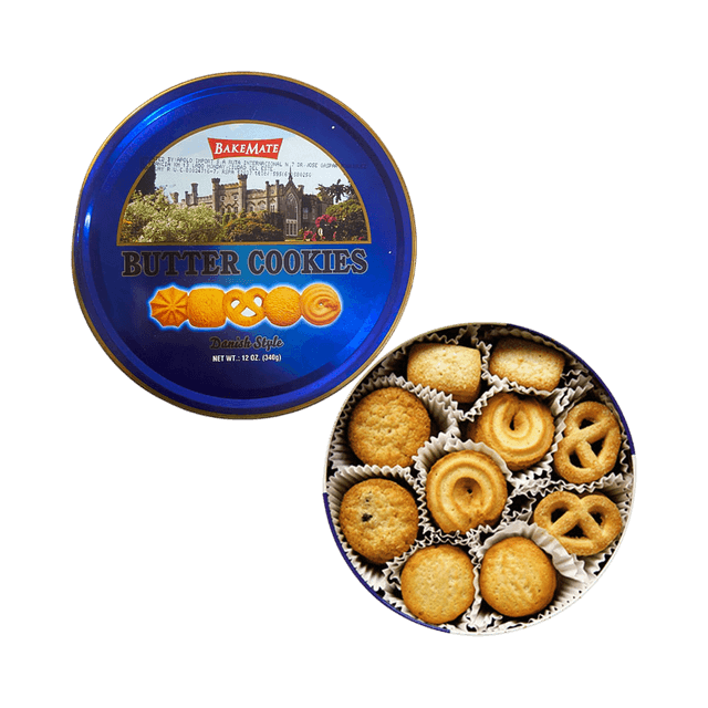 Biscoito Bakamate Butter Cookies Danish Creft 340G