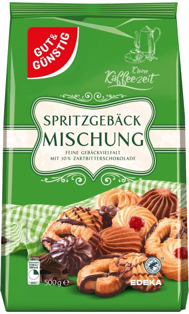 Biscoito Gut & Günstig Spritzgebäckmischung 500G