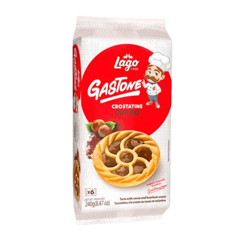 Biscoito Lago Gastone Crostatine Cacao 40G